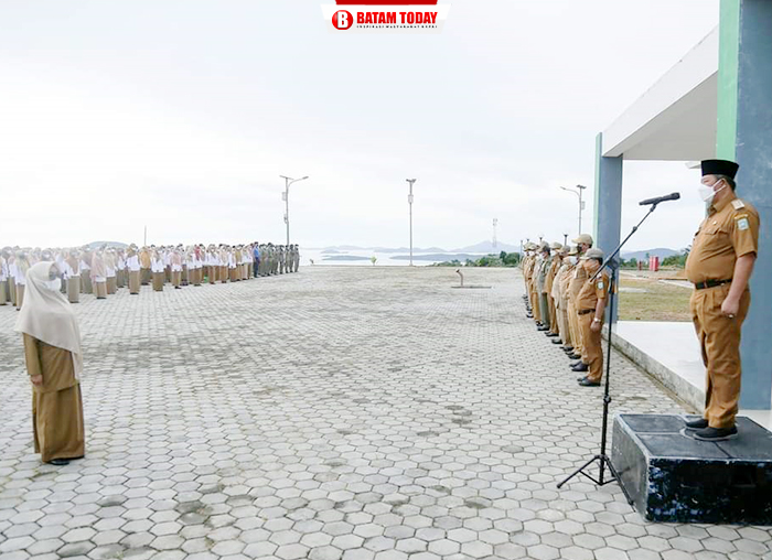 Bupati Anambas pimpin Apel Gabungan di Lapangan Sekretariat Pemkab Anambas